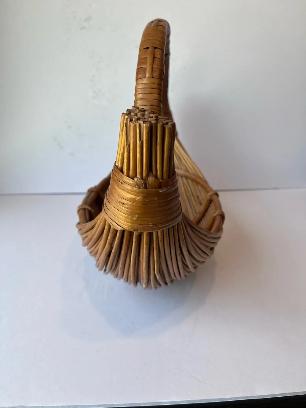 MCM Woven Boat Basket Vintage